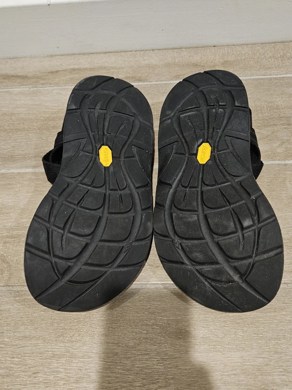 Chaco Men’s Black Adjustable Strap Sandals
